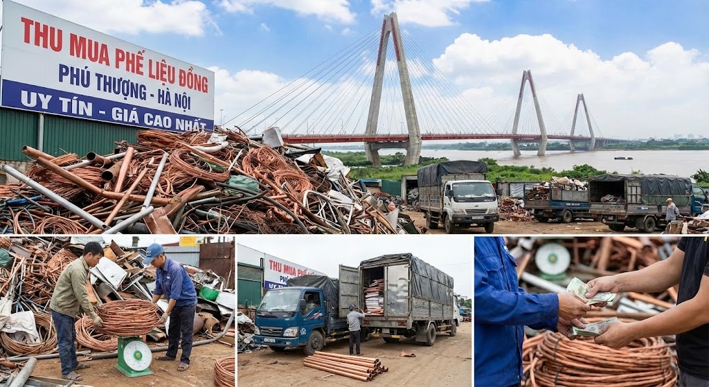 Thu Mua Phế Liệu Đồng Tại Phú Thượng Giá Cao