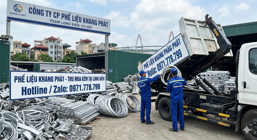 Thu Mua Phế Liệu Kẽm Tại Long Biên Giá Cao Nhất | Khang Phát