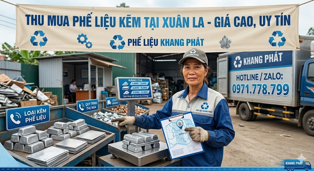 Thu Mua Phế Liệu Kẽm Tại Xuân La Giá Cao - Phế Liệu Khang Phát