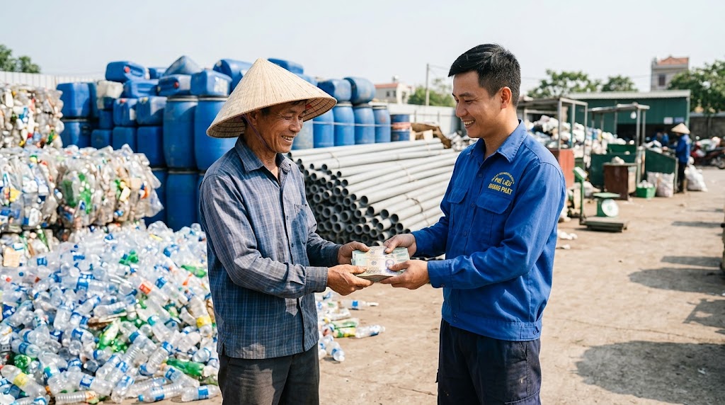 Thu Mua Phế Liệu Nhựa Tại Đông Anh Giá Cao | Phế Liệu Khang Phát