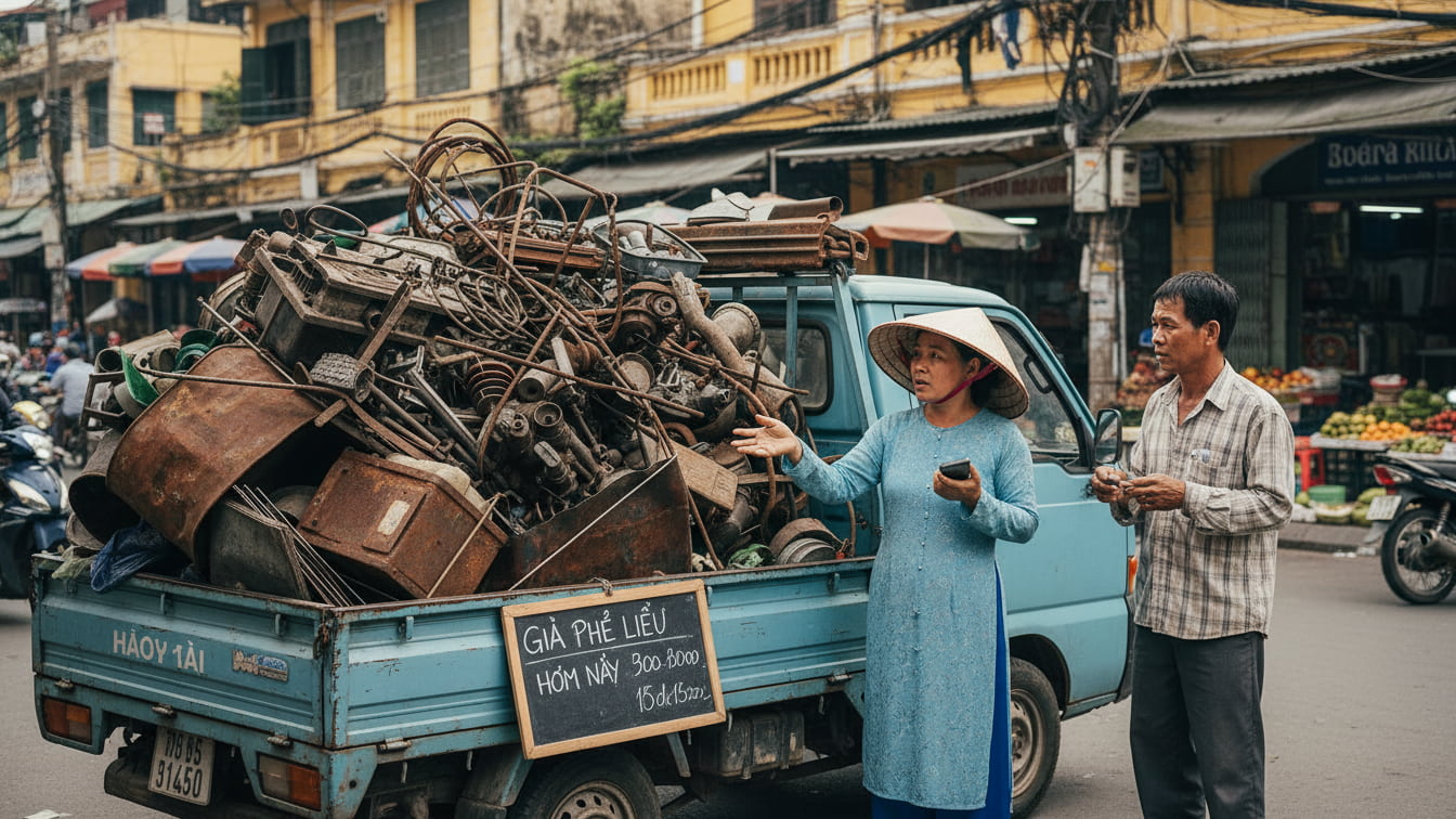 Thu Mua Phế Liệu Sắt Tại Đống Đa Giá Cao - Có Xe Vào Tận Ngõ