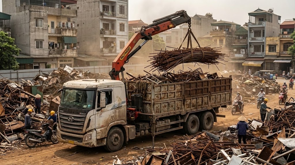 Thu Mua Phế Liệu Sắt Tại Hoàn Kiếm Giá Cao Nhất - Phế Liệu Khang Phát