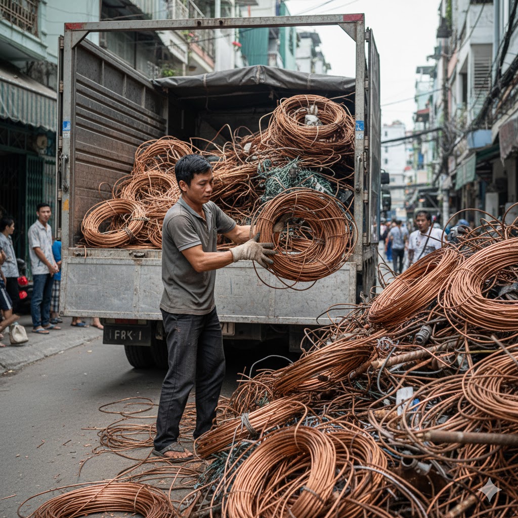 Thu Mua Phế Liệu Đồng Tại Định Công Giá Cao Nhất – Thu Gom Tận Nơi Trong Ngày