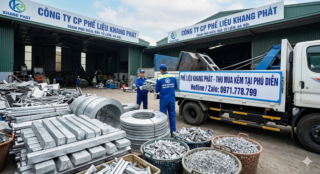 Thu Mua Phế Liệu Kẽm Tại Phú Diễn Giá Cao #1 | Khang Phát