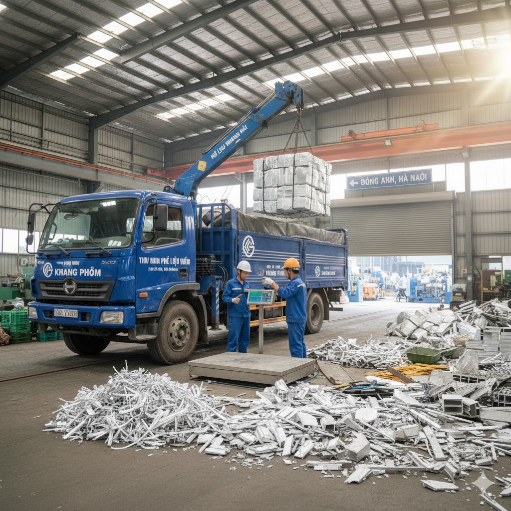 Thu Mua Phế Liệu Nhôm Tại Đông Anh Giá Cao | Khang Phát Uy Tín